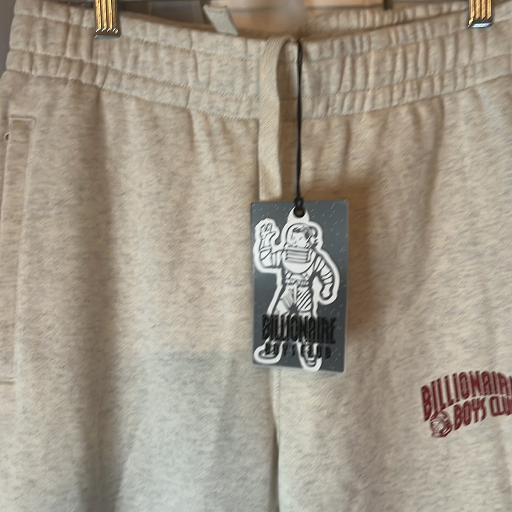 Billionaire Boys Club Men's Arch Logo SweatPant Jogger in Oat Size Medium - Picture 2 of 12